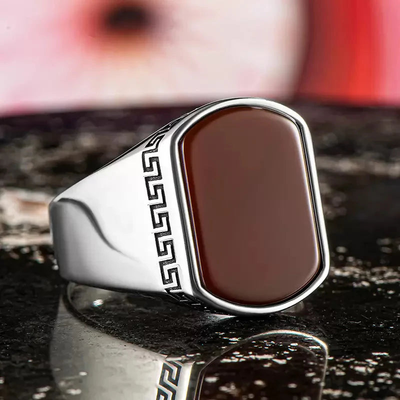 THE IZMIR BLACK AQEEQ RING