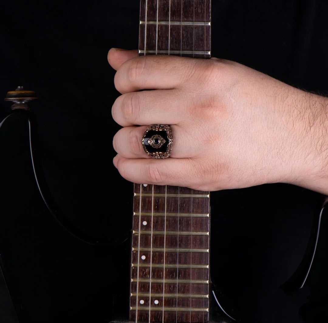 Sterling Silver Oxidized Ring