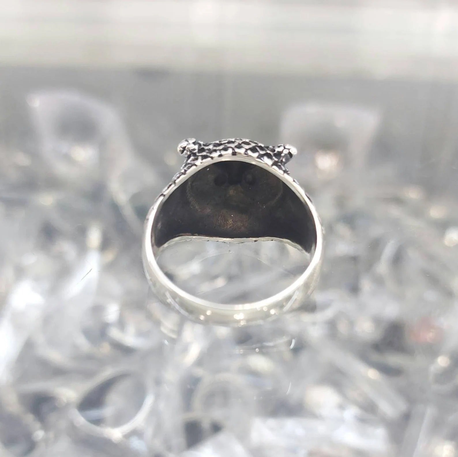 Owl Ring, 925 Sterling Silver Unisex Ring