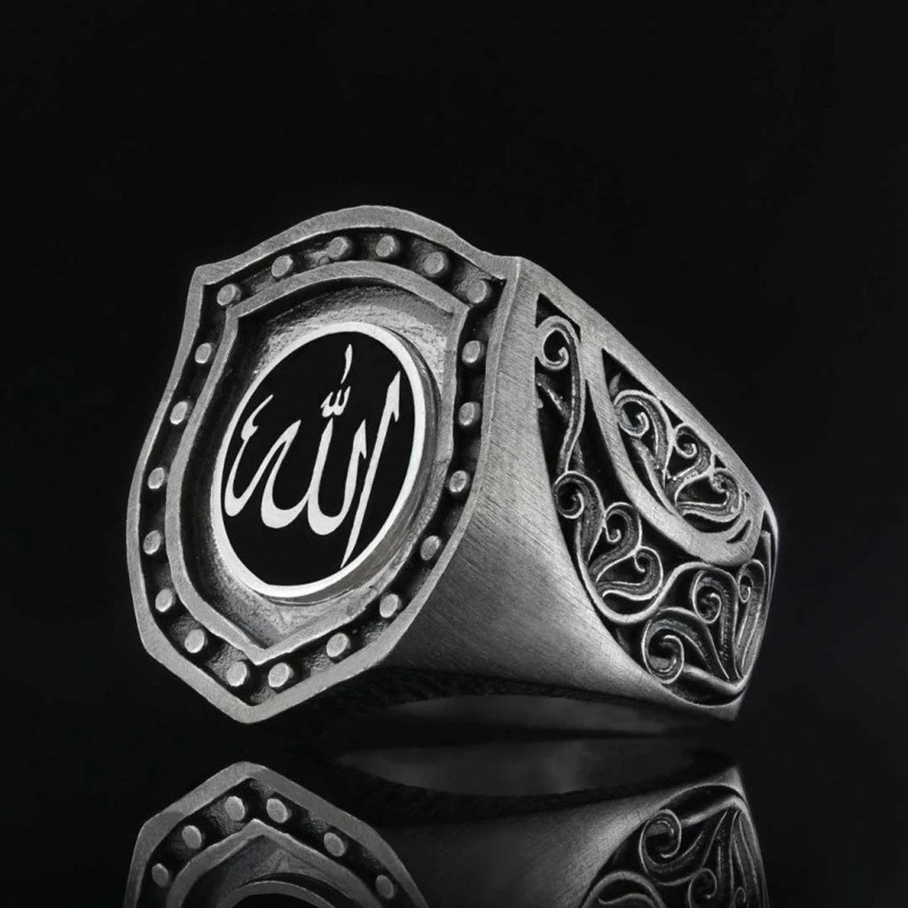 Sterling silver islamic rings