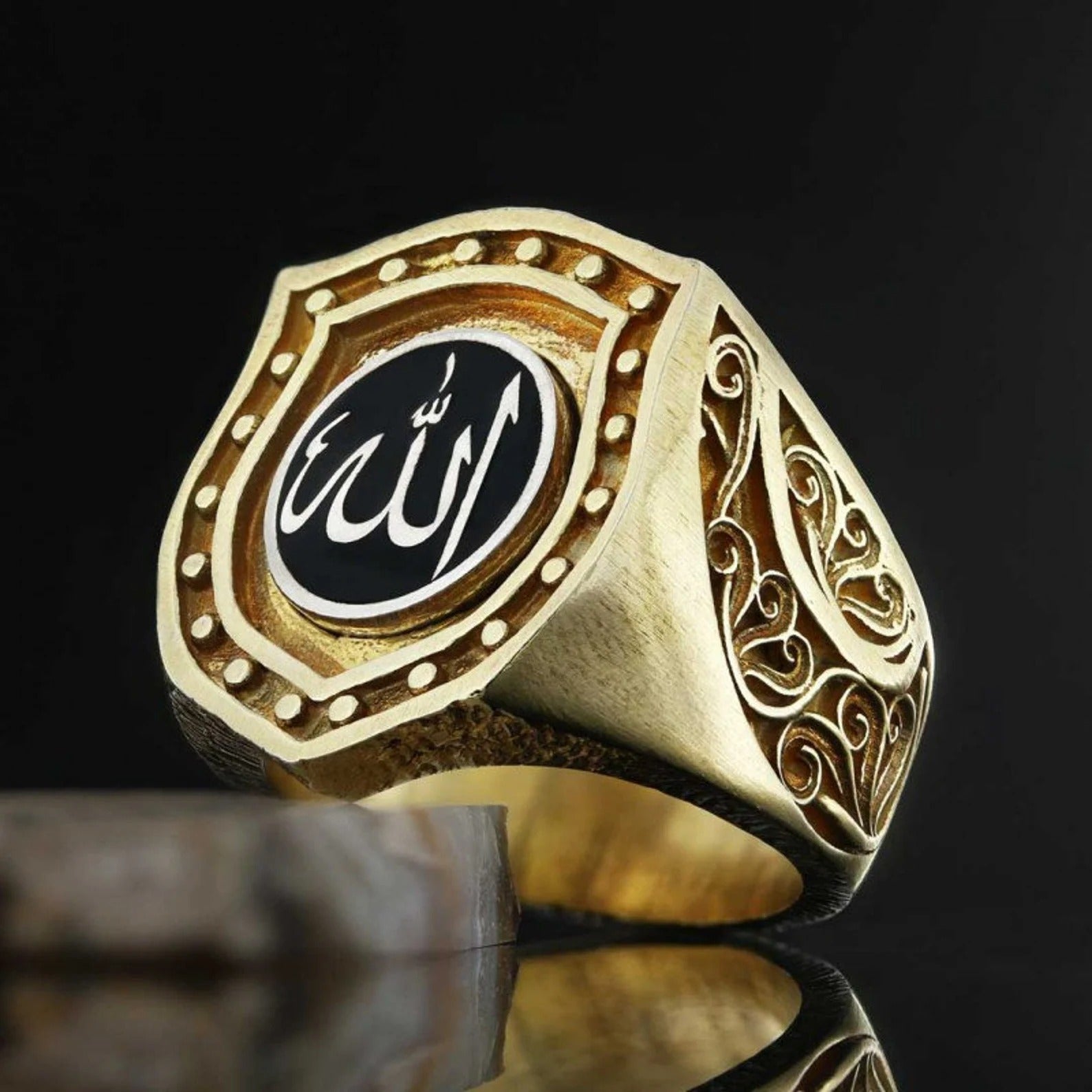 Sterling silver islamic rings