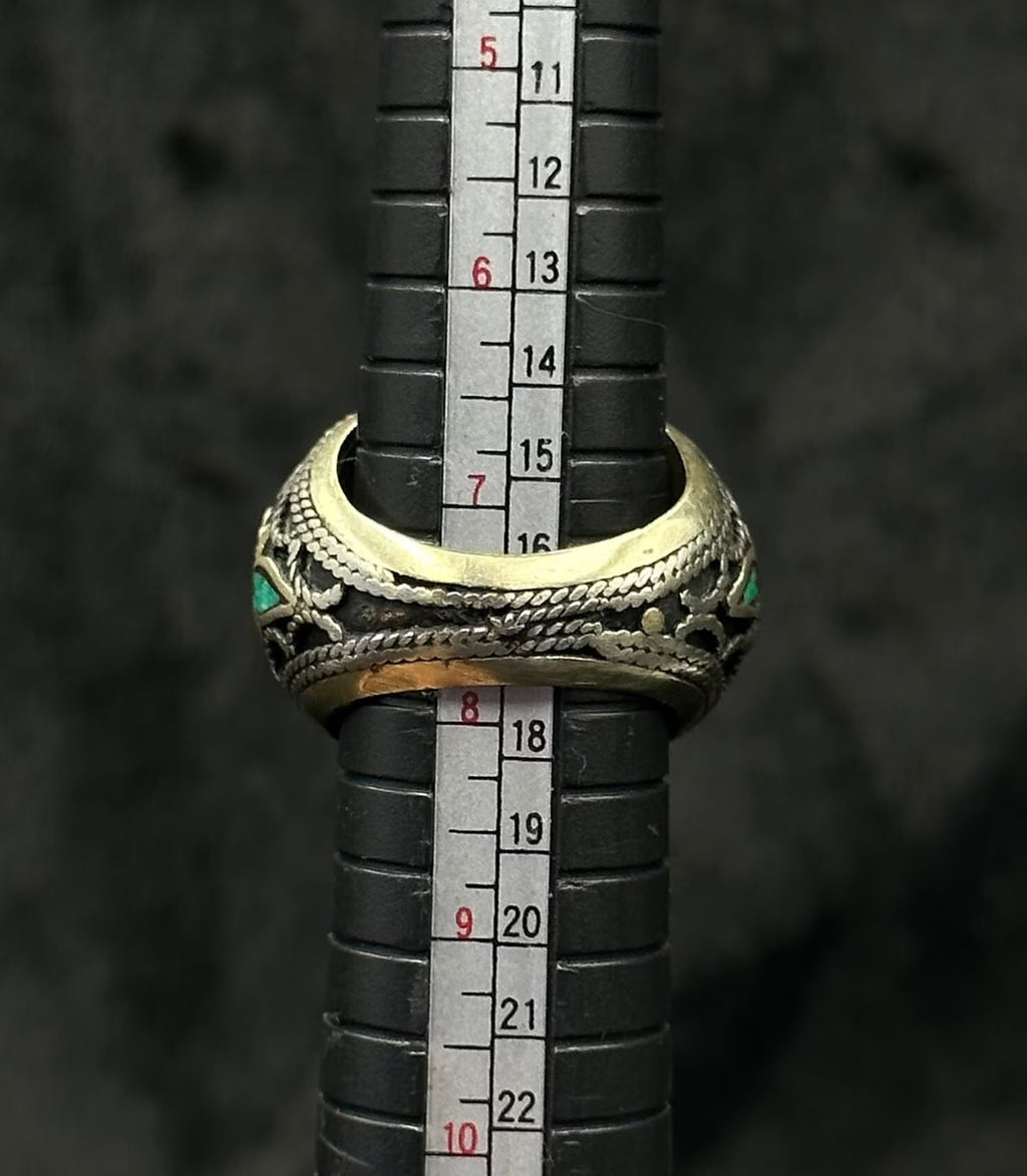 Very Beautiful Solid Silver Rare Old Ring