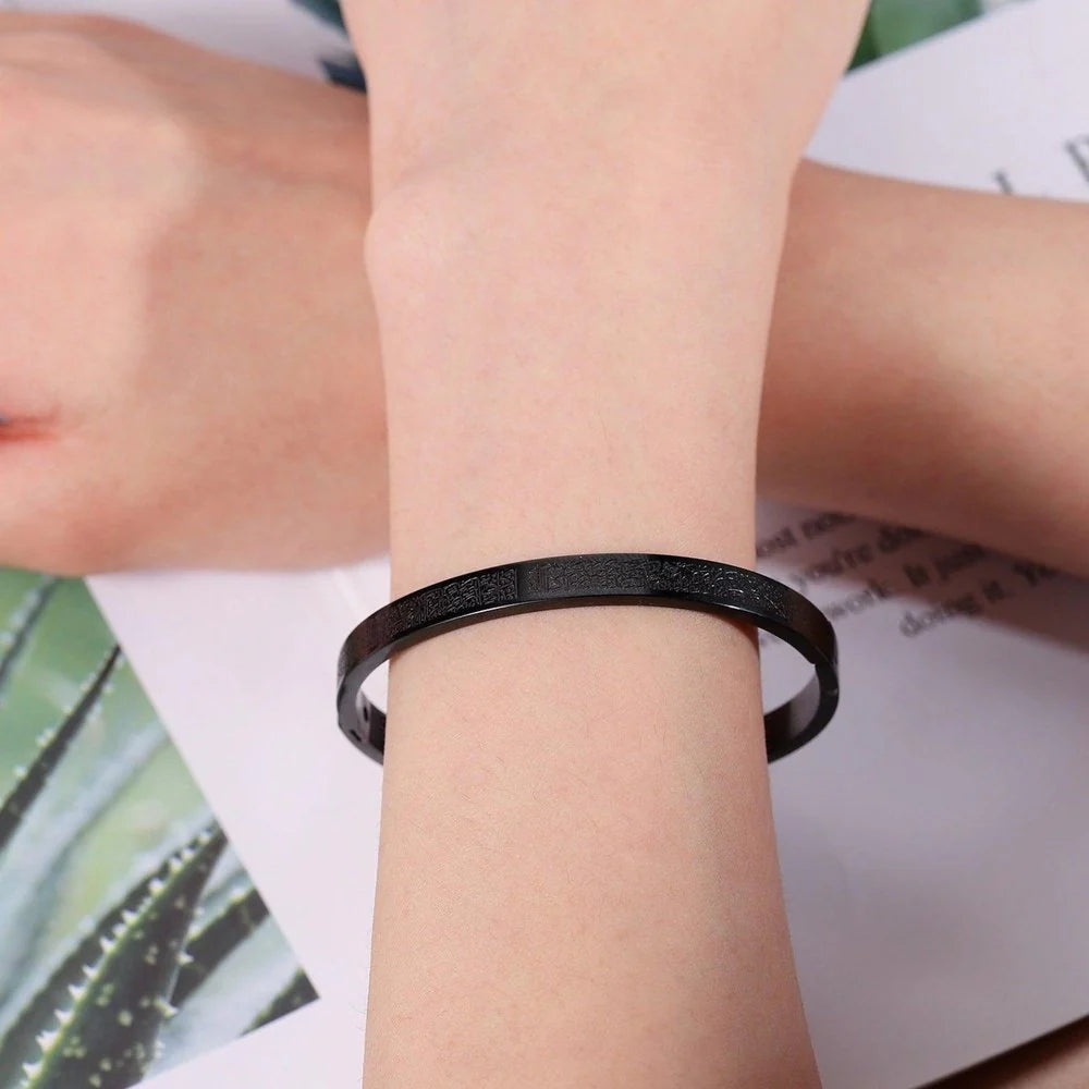 Round Cuff Bangle Bracelet