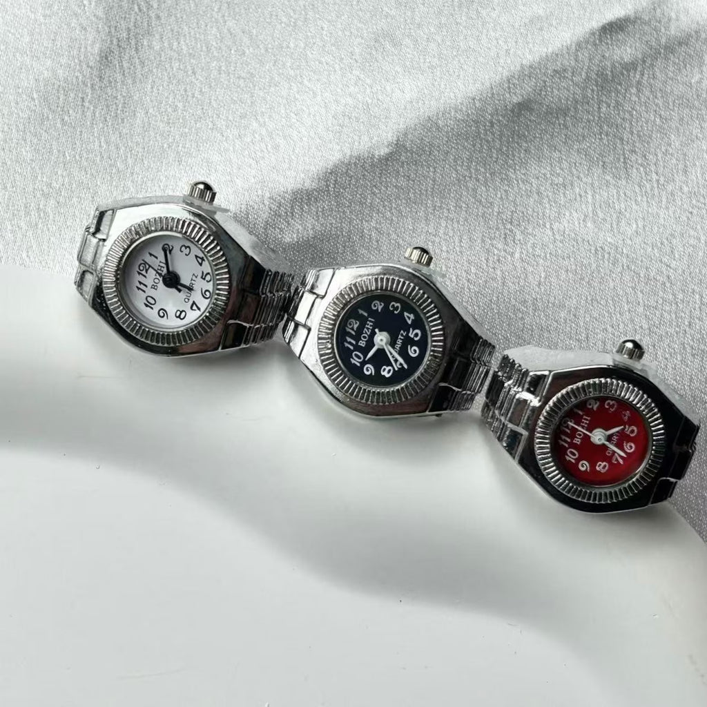 Punk Finger Watch Inspired Ring