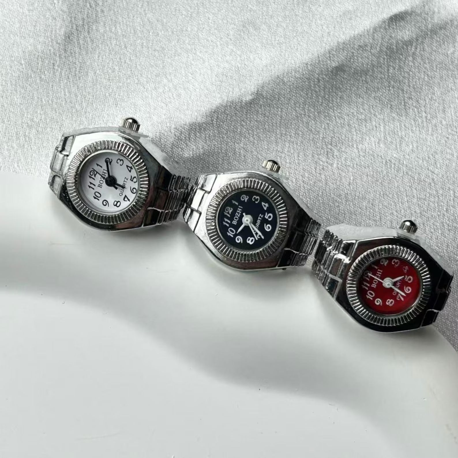 Punk Finger Watch Inspired Ring