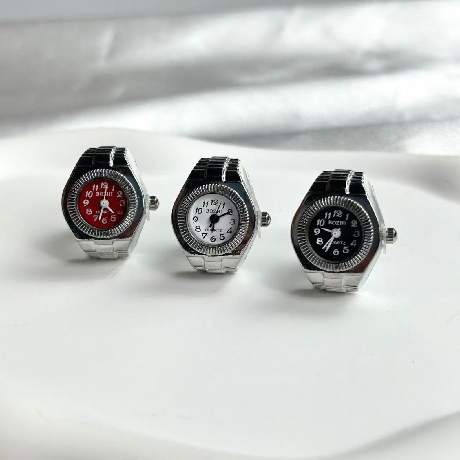 Punk Finger Watch Inspired Ring