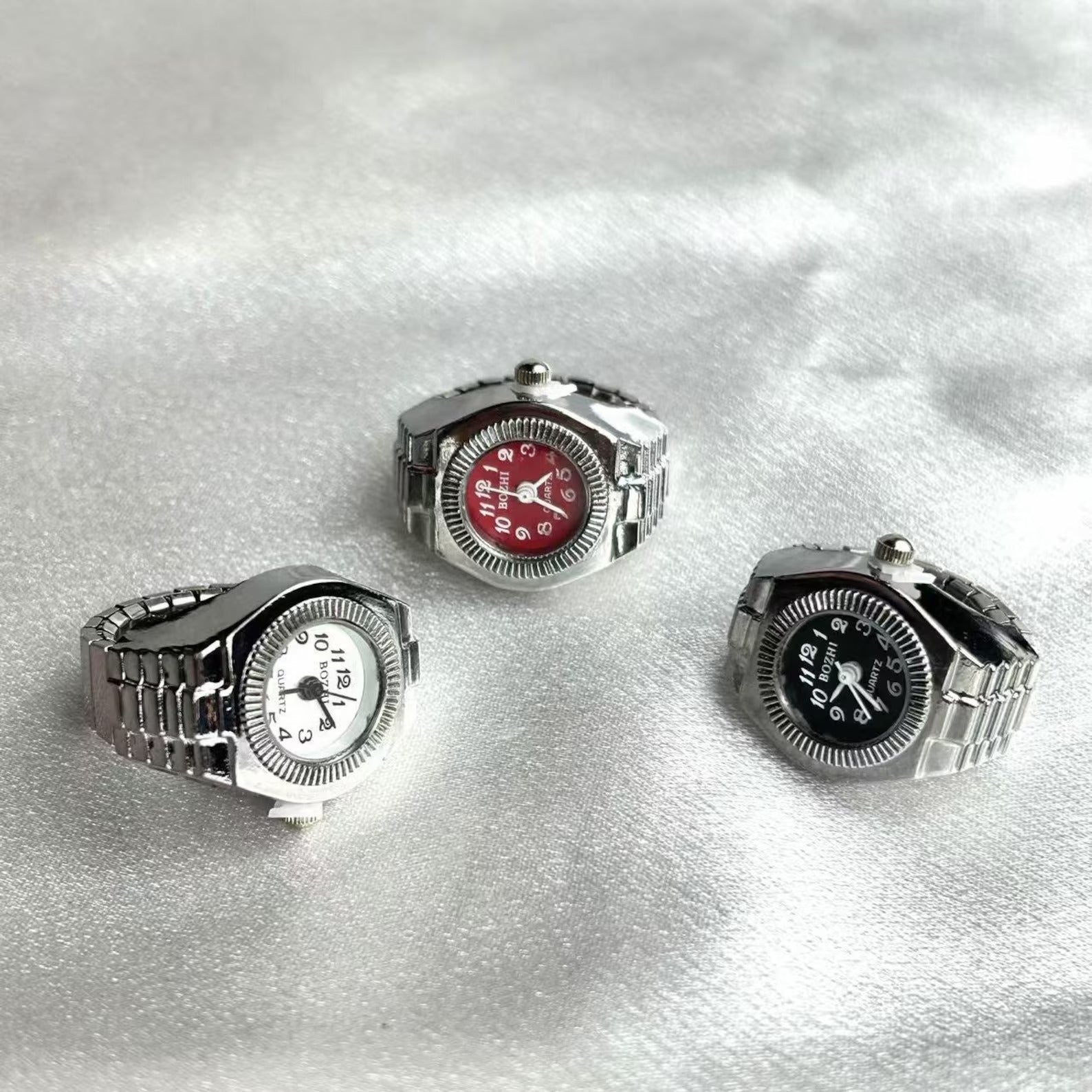 Punk Finger Watch Inspired Ring