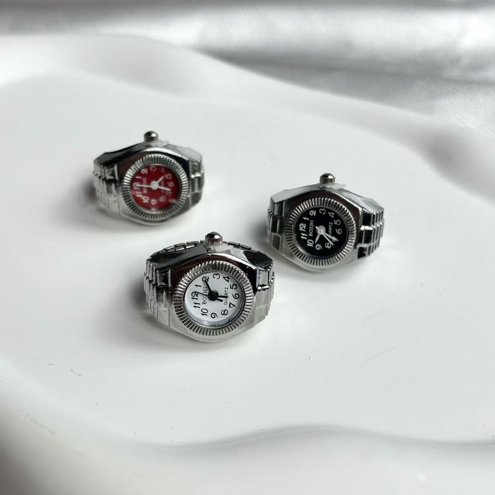 Punk Finger Watch Inspired Ring