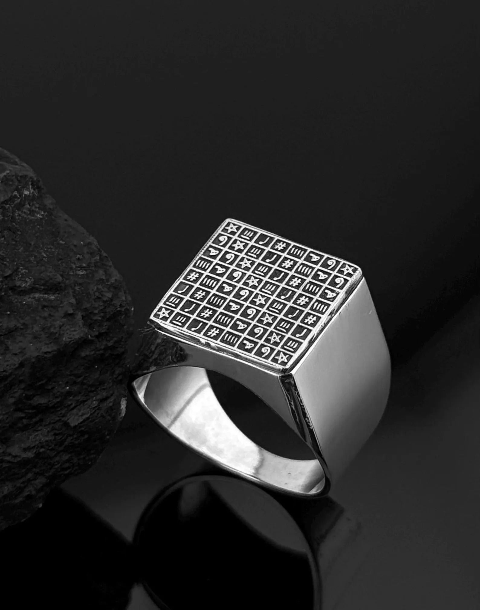 925 Sterling Silver Jaljalutiyah Prayer Ring