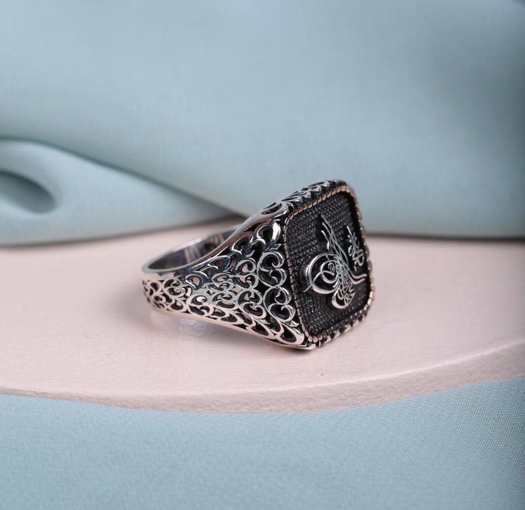 Ottoman Tughra Symbol Men’s Ring