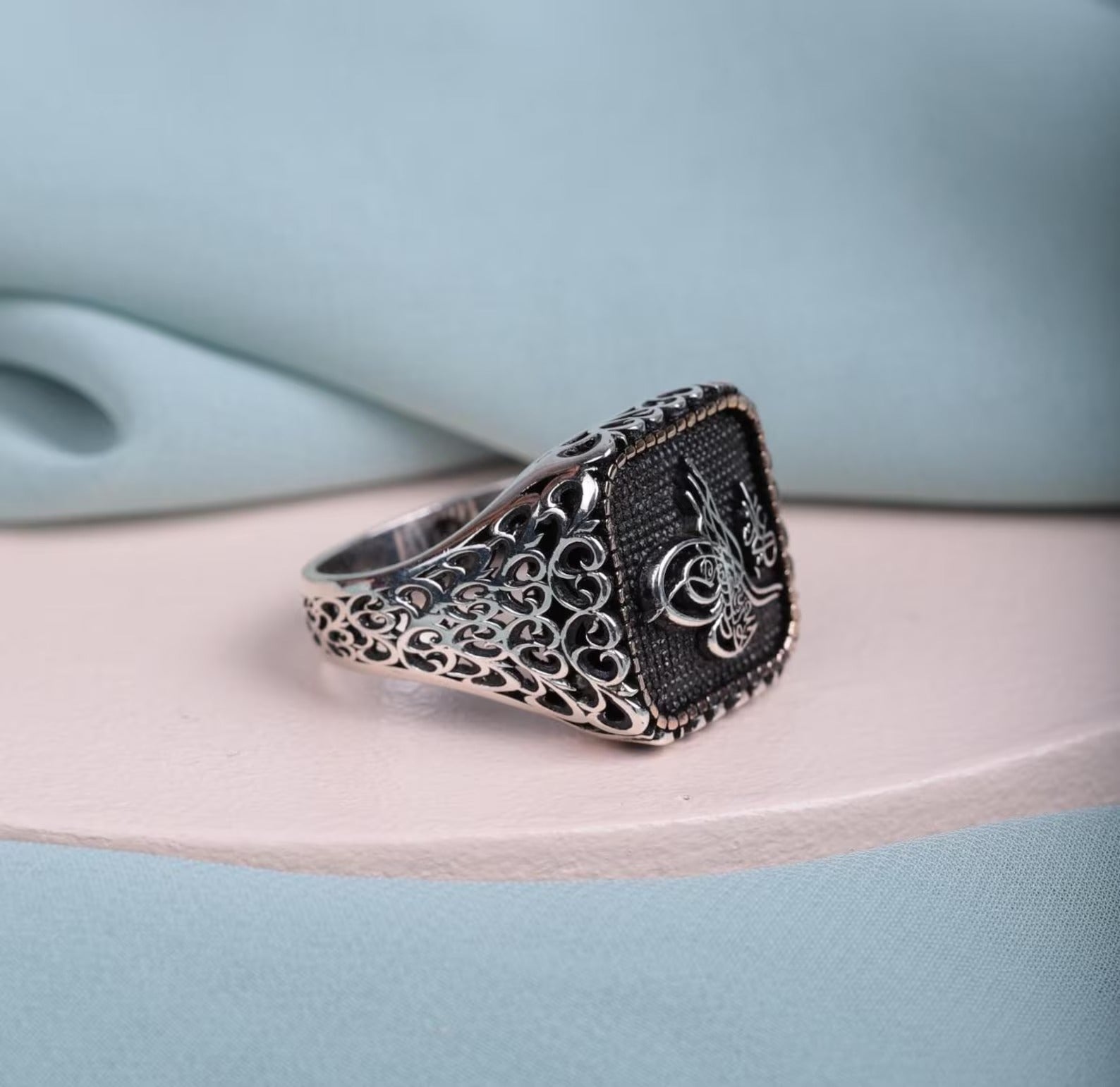 Ottoman Tughra Symbol Men’s Ring