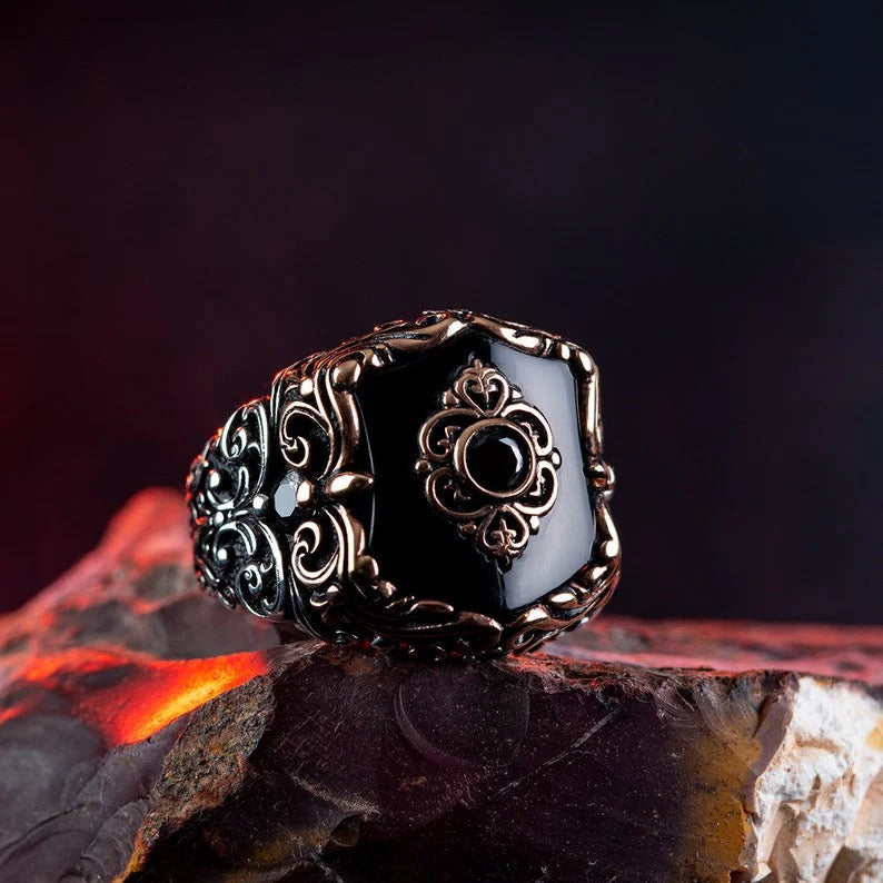 Sterling Silver Oxidized Ring