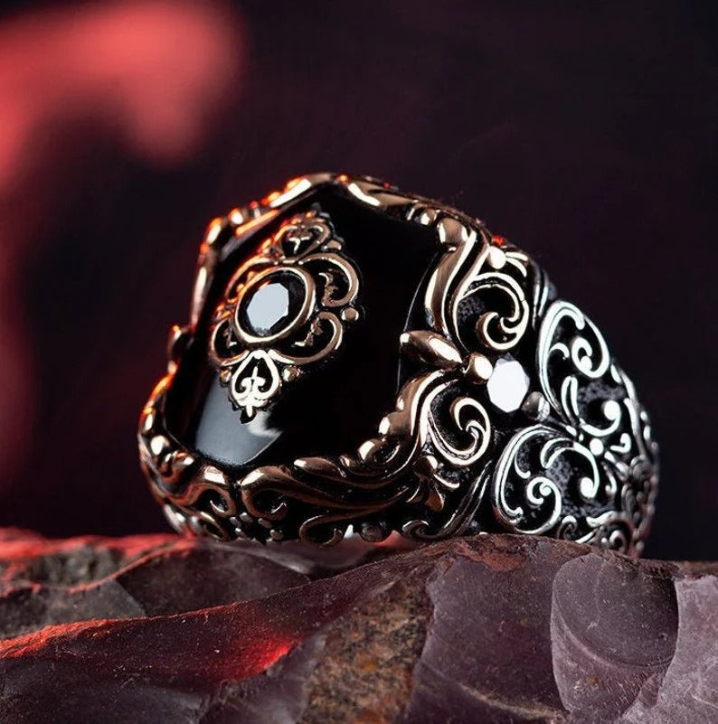 Sterling Silver Oxidized Ring