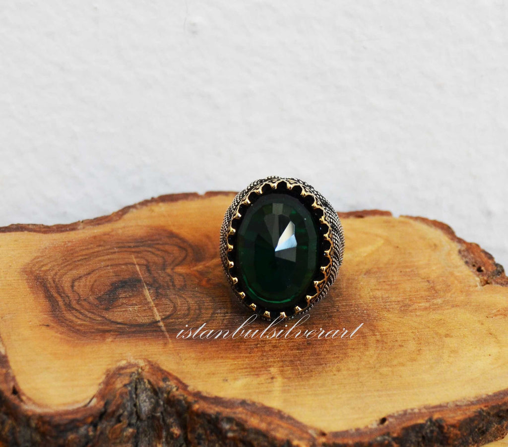 Turkish Handmade Silver Men Ring