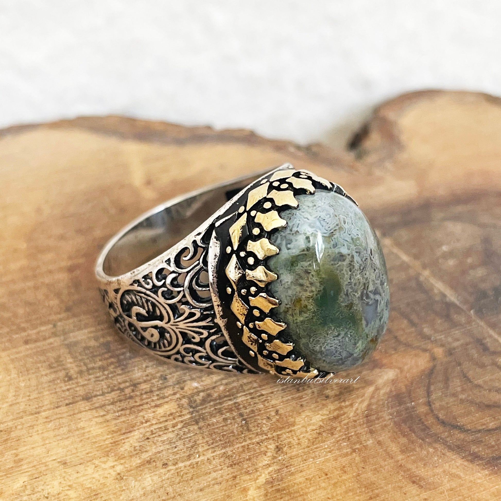 Turkish Handmade Silver Men Ring