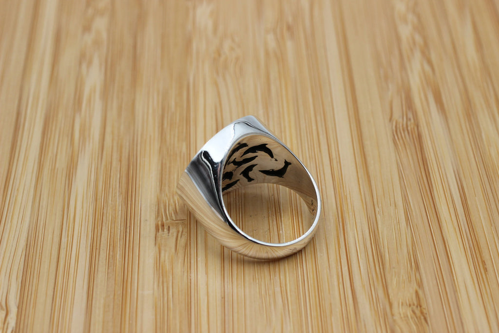 Islamic 99 Name of Allah, Men's Handmade Ring