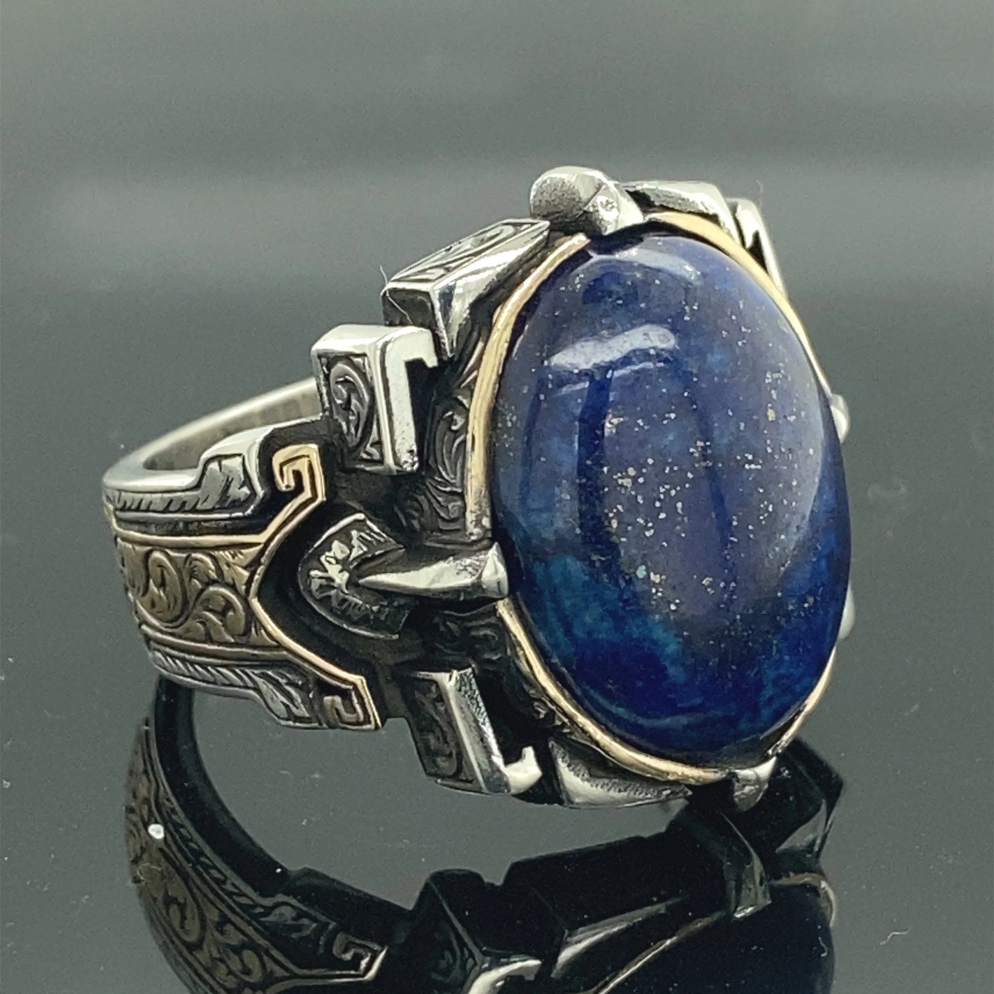 Natural Lapis Lazuli Ring