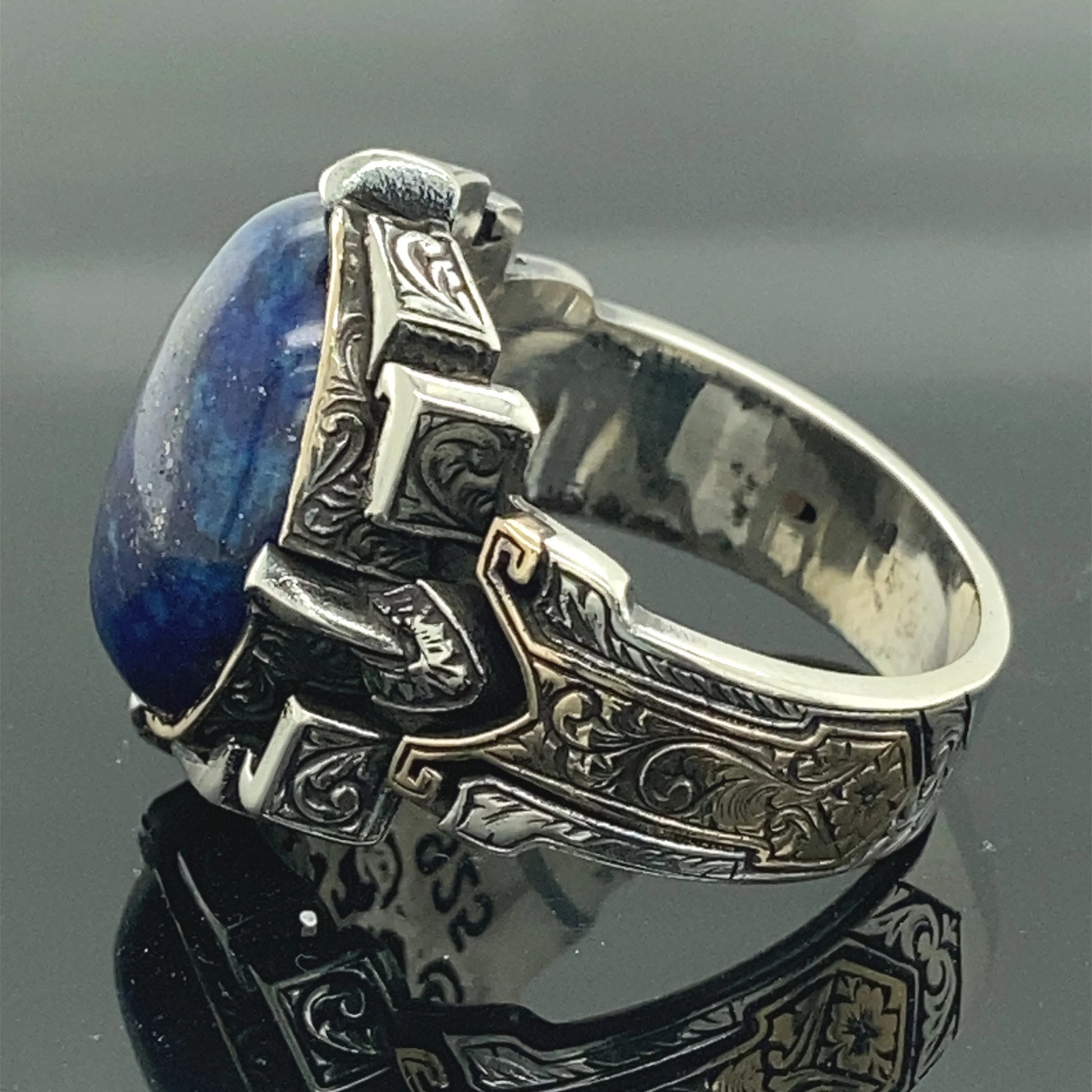 Natural Lapis Lazuli Ring