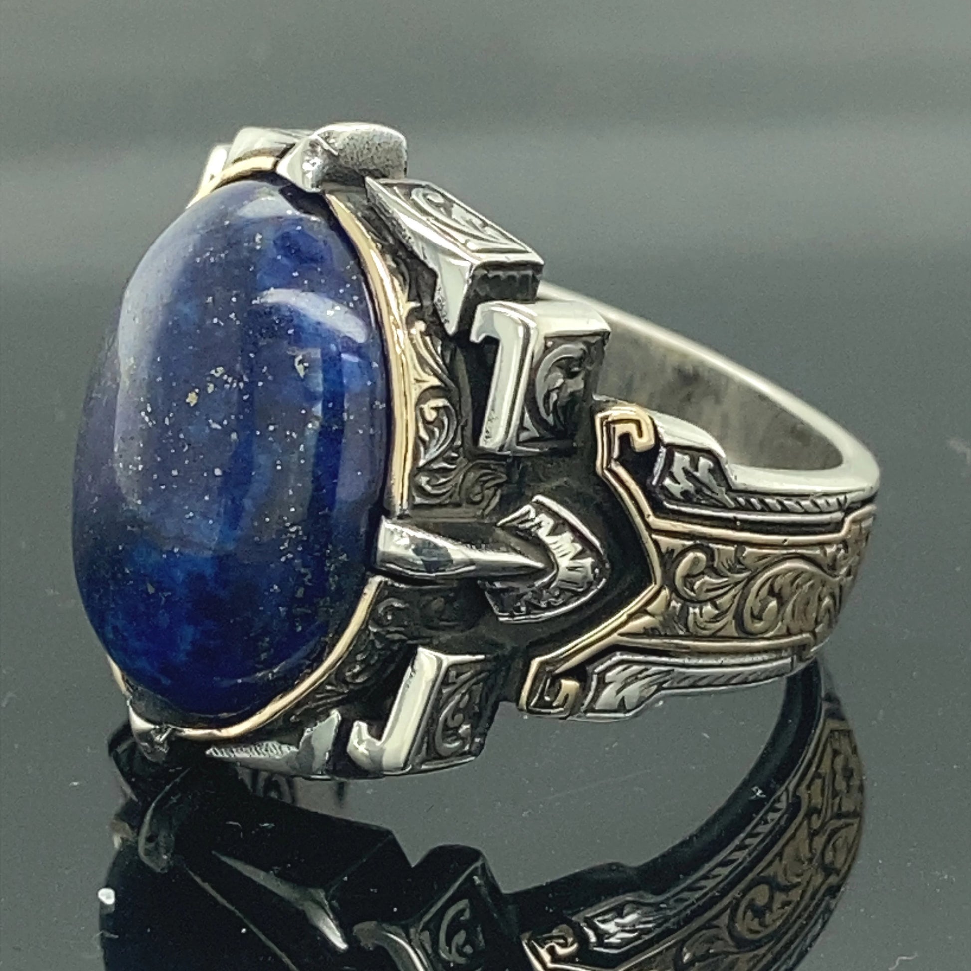 Natural Lapis Lazuli Ring