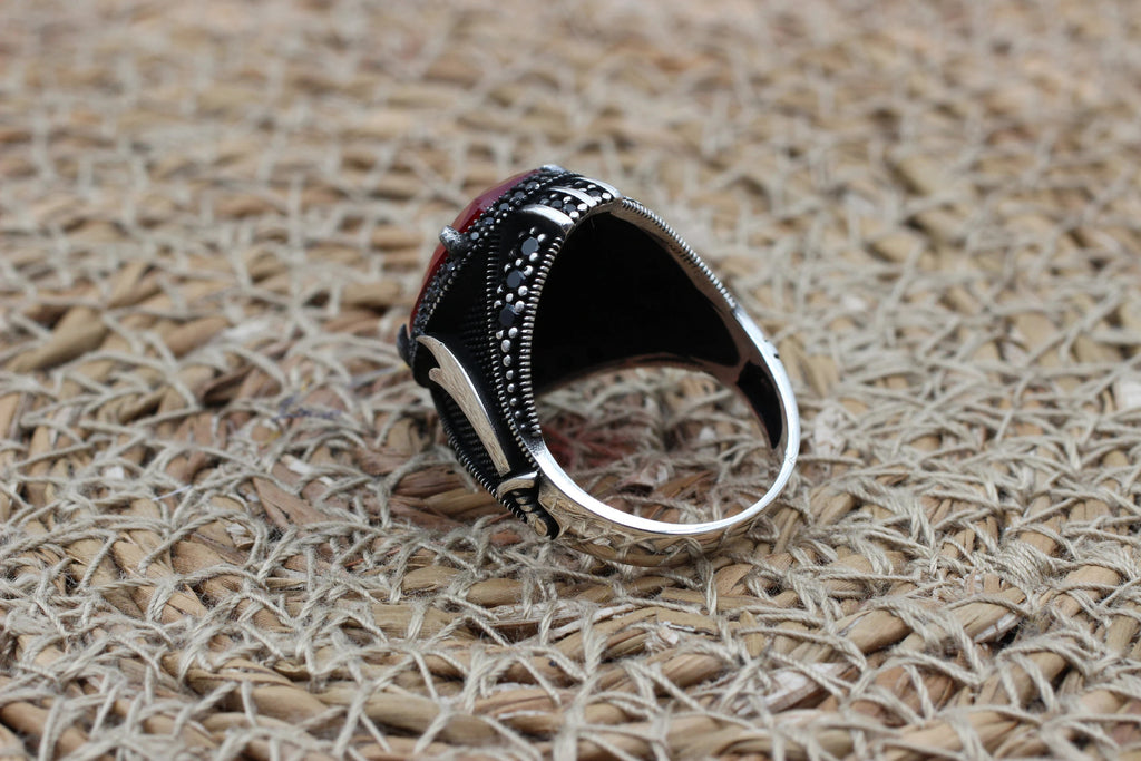 Turkish Handmade Silver Men Ring