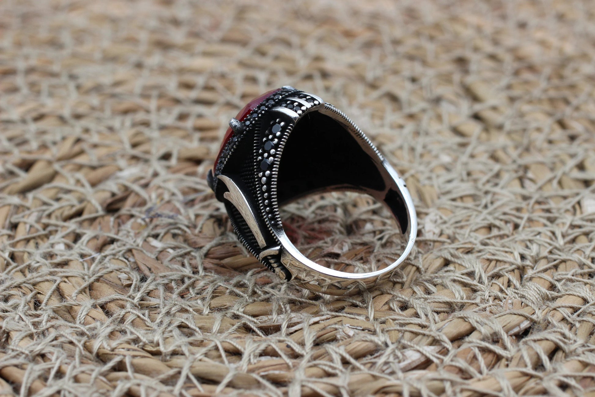 Turkish Handmade Silver Men Ring