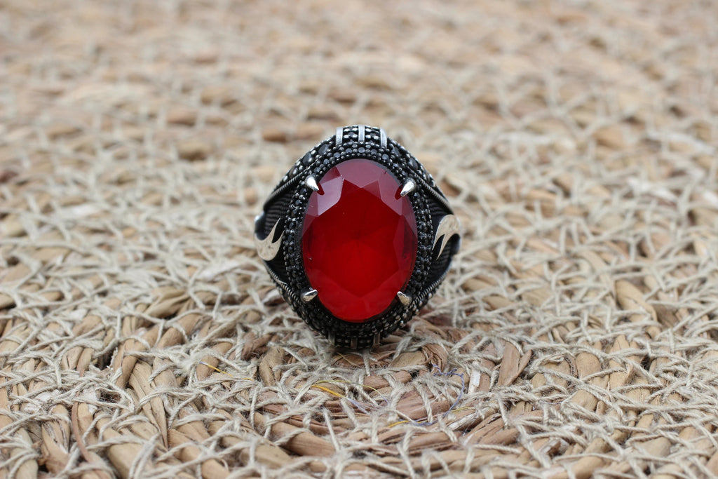 Turkish Handmade Silver Men Ring