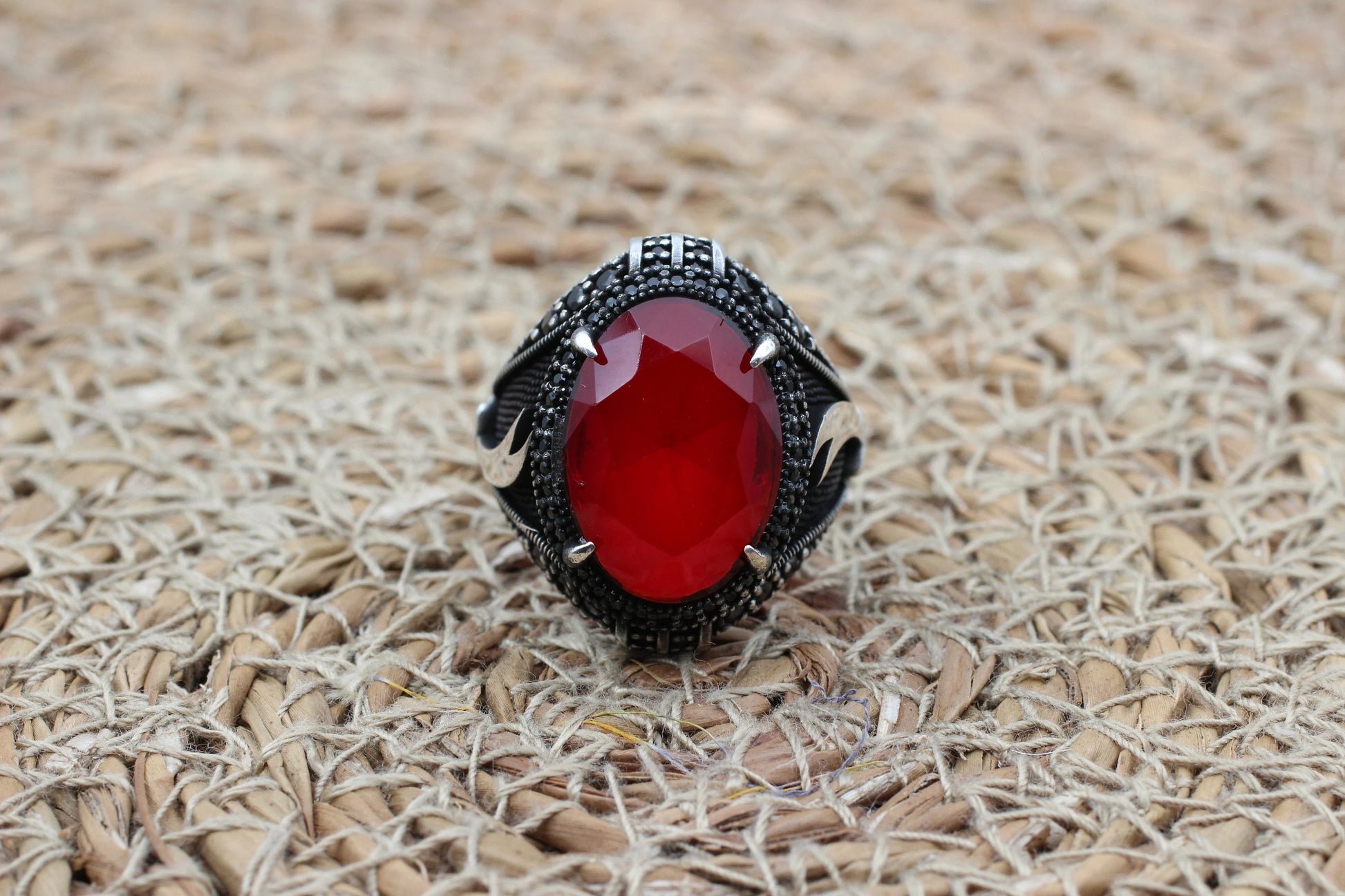 Turkish Handmade Silver Men Ring