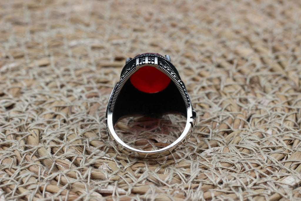 Turkish Handmade Silver Men Ring