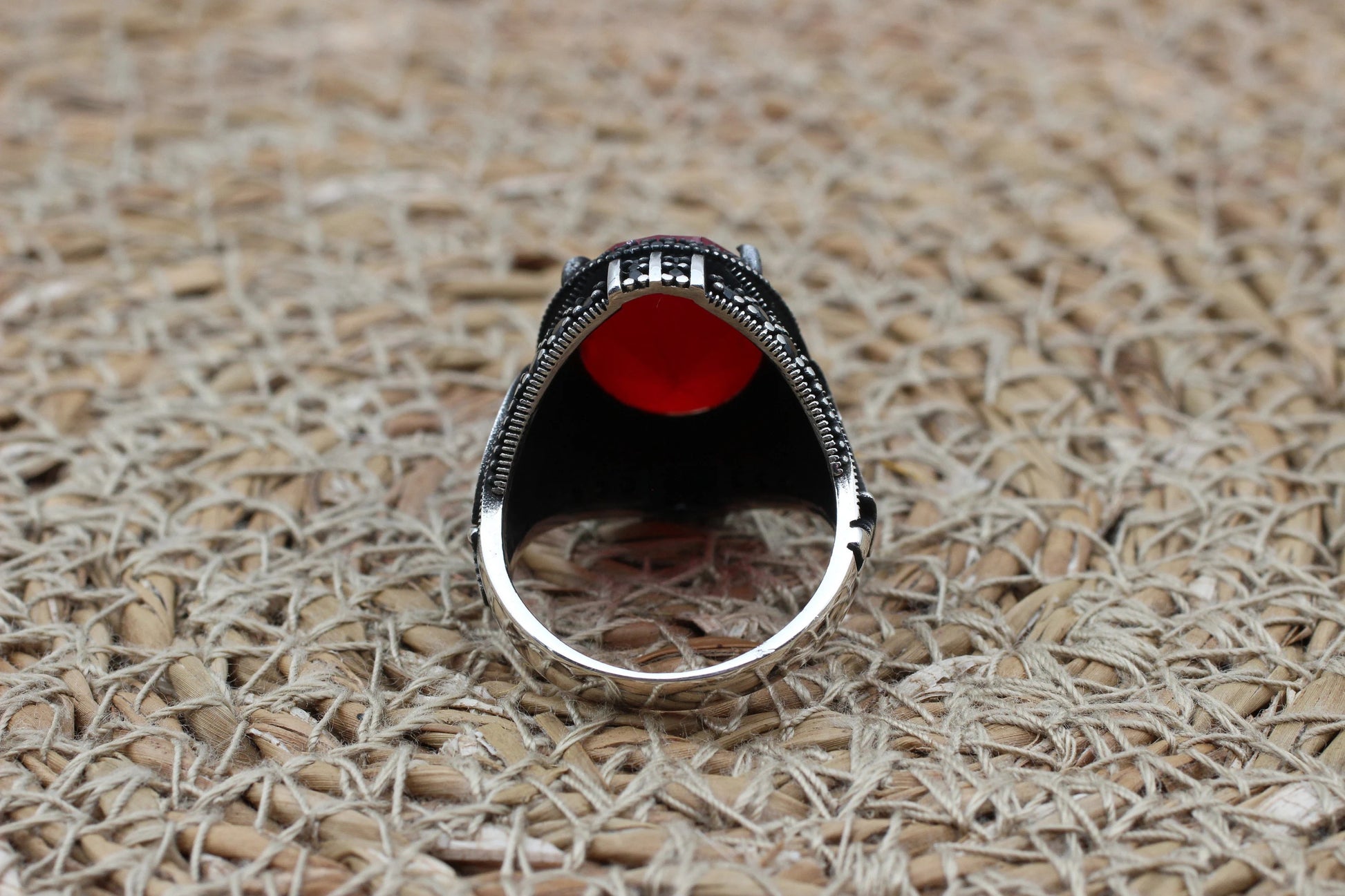 Turkish Handmade Silver Men Ring