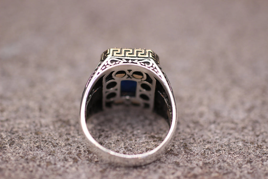 Sapphire Mens Ring