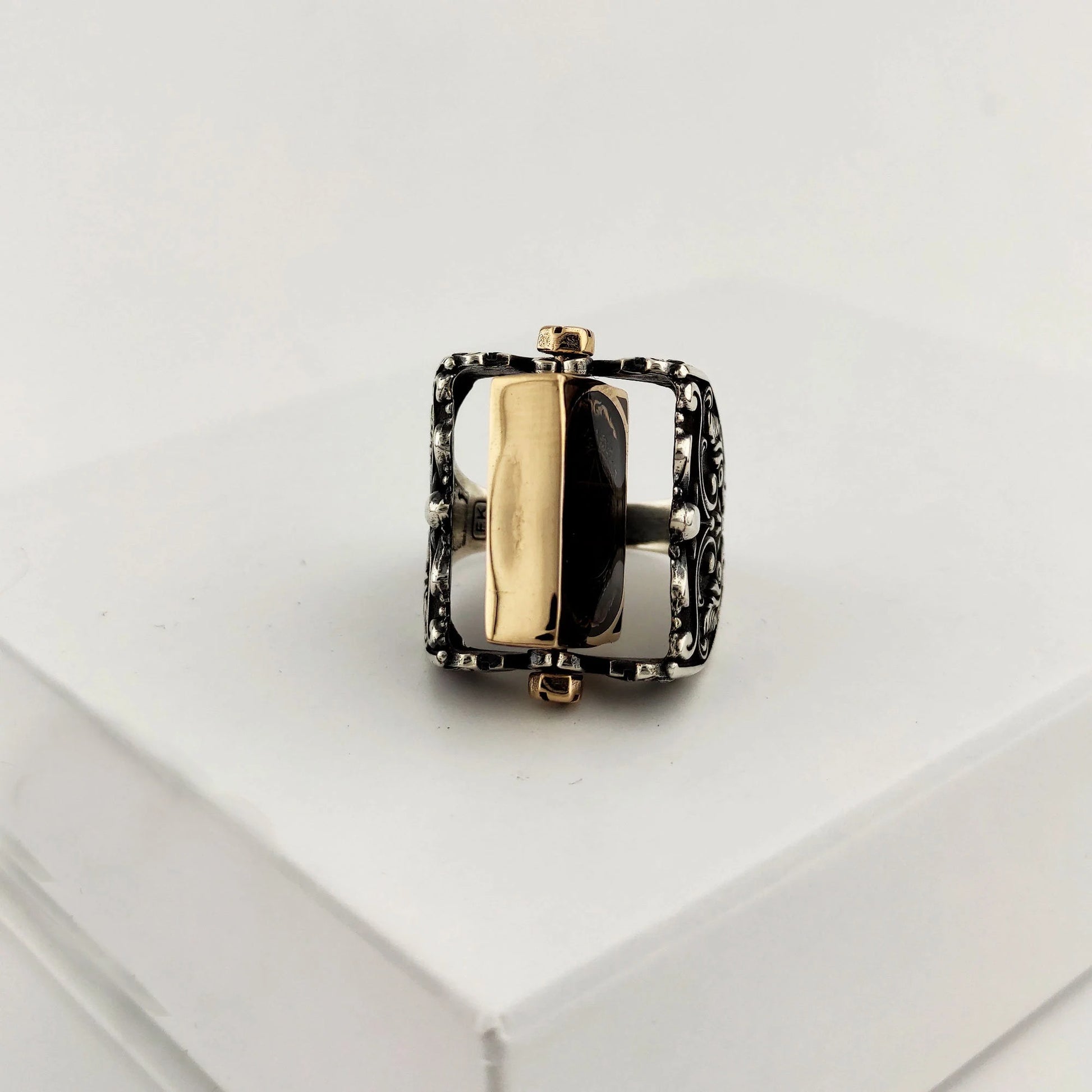 Engraved Kabbalah ring