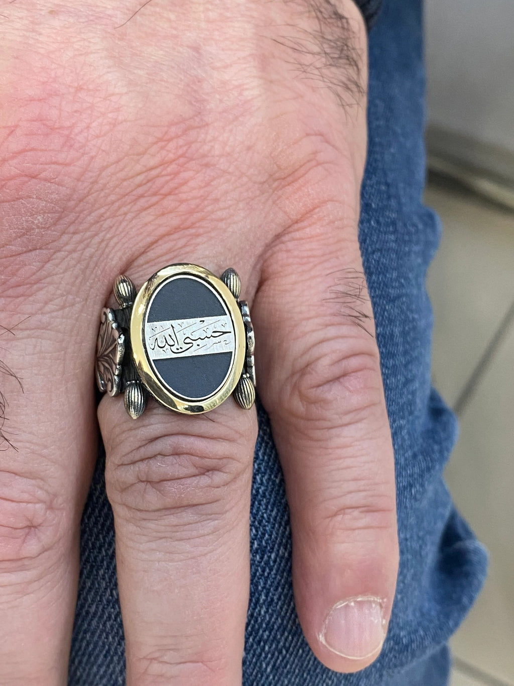 Hasbiyallahu Islamic Ring