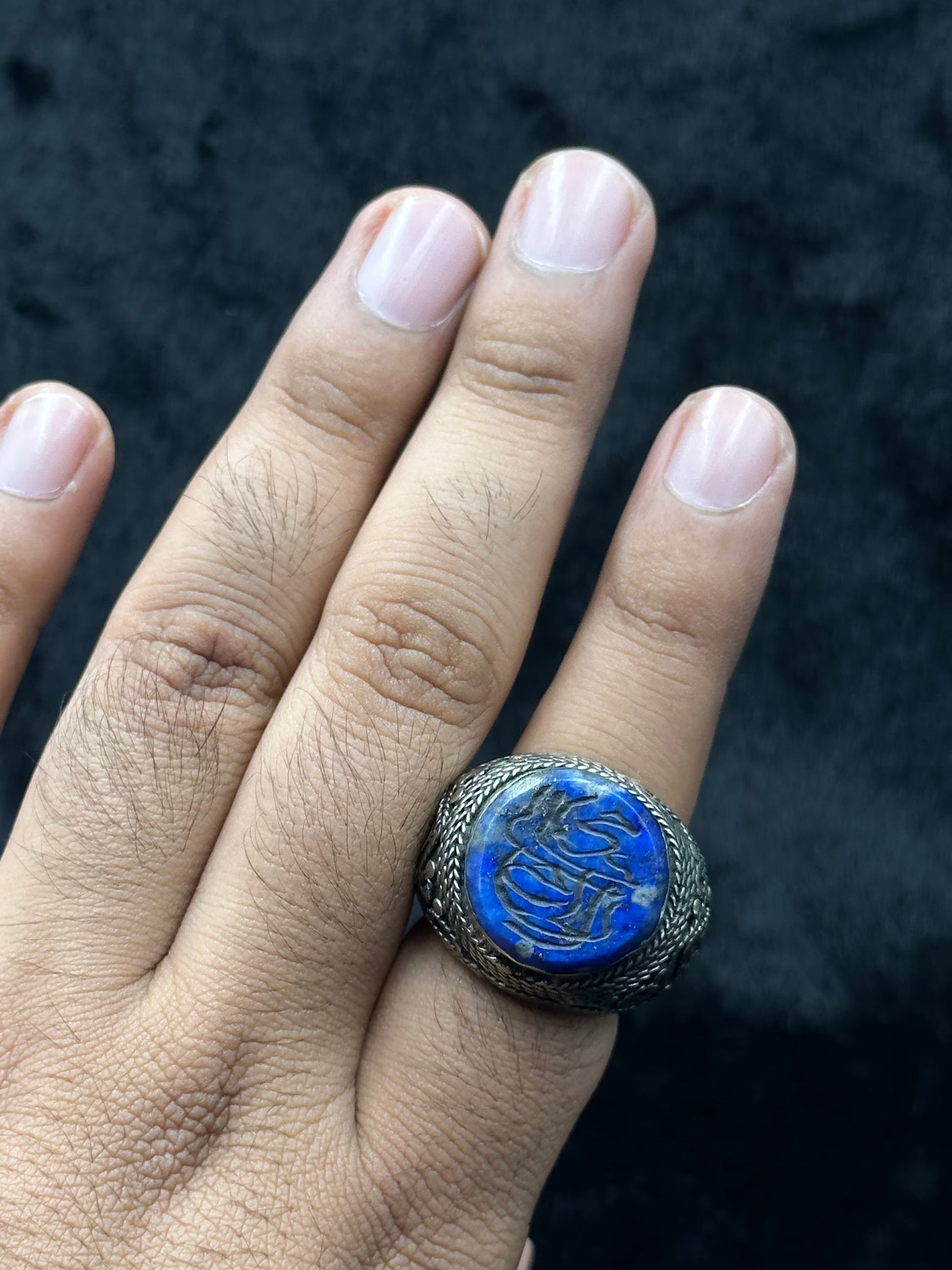 Very Beautiful Solid Silver Rare Old Ring