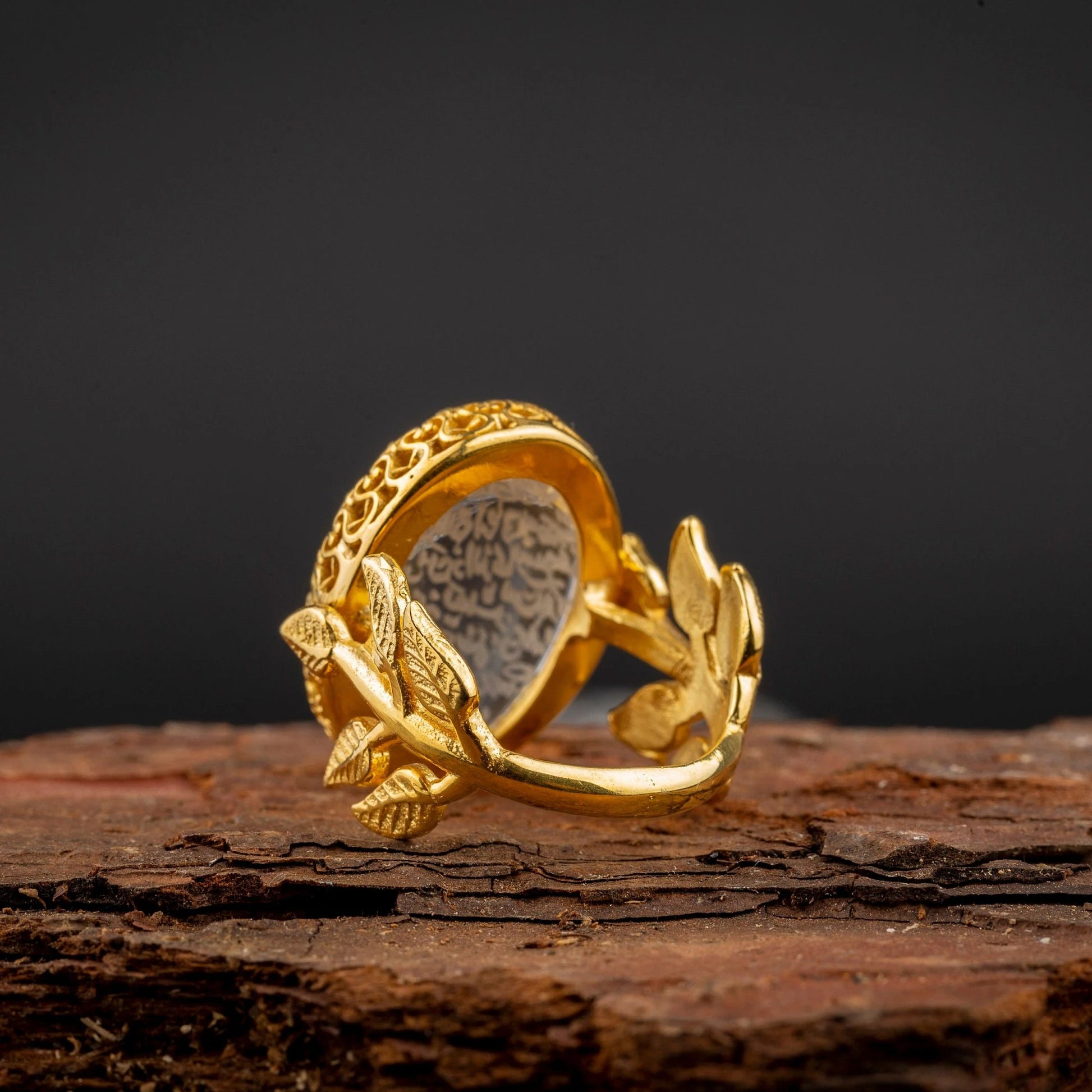 Najaf Gold Plated Silver Women Ring