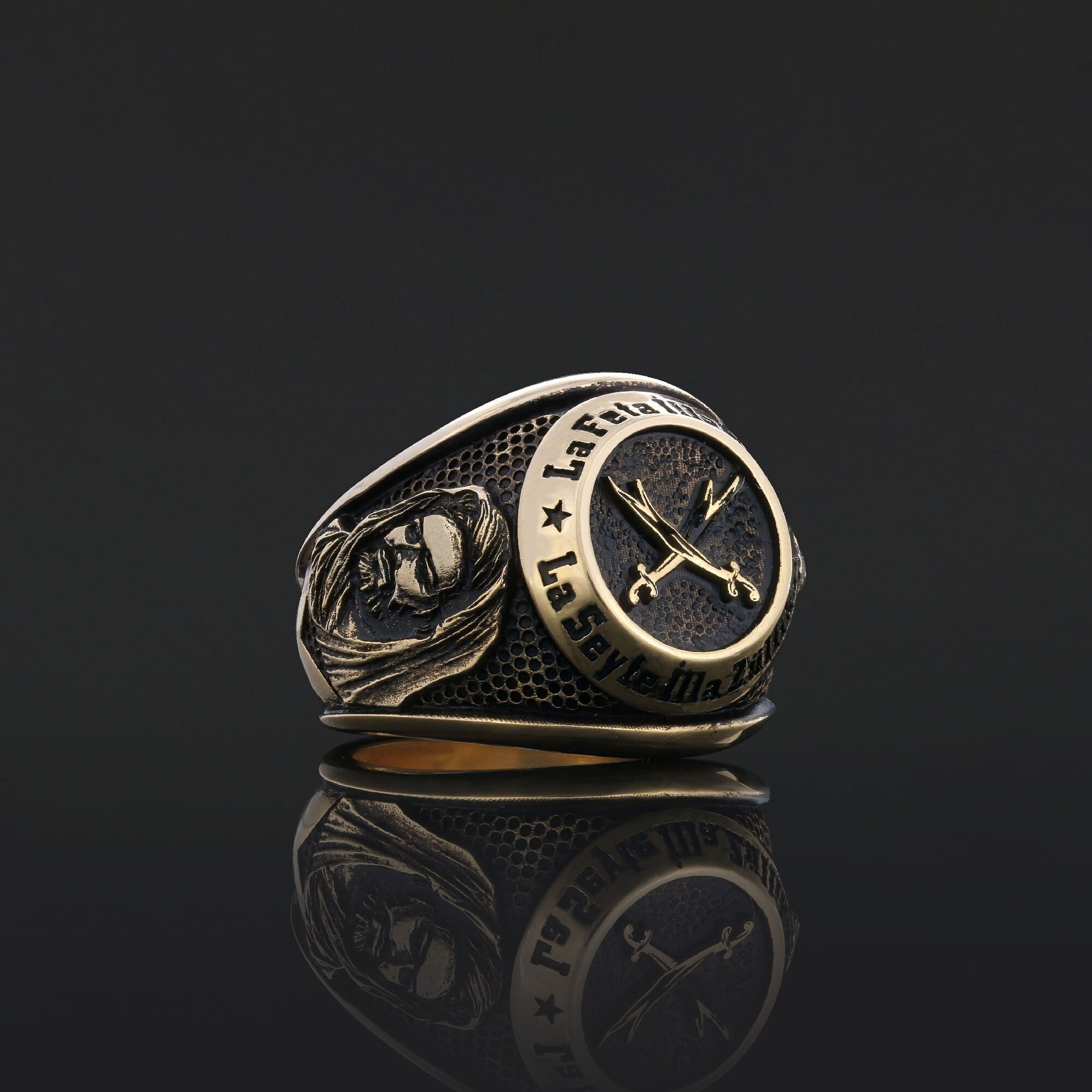 Dhulfiqar Sword Round Ring