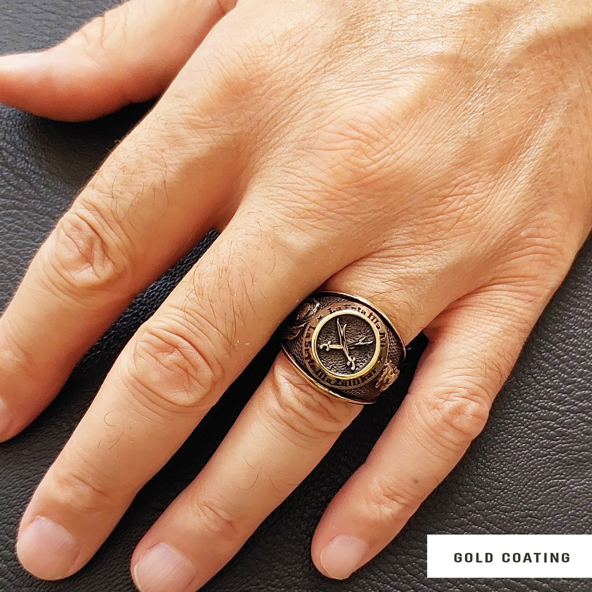 Dhulfiqar Sword Round Ring