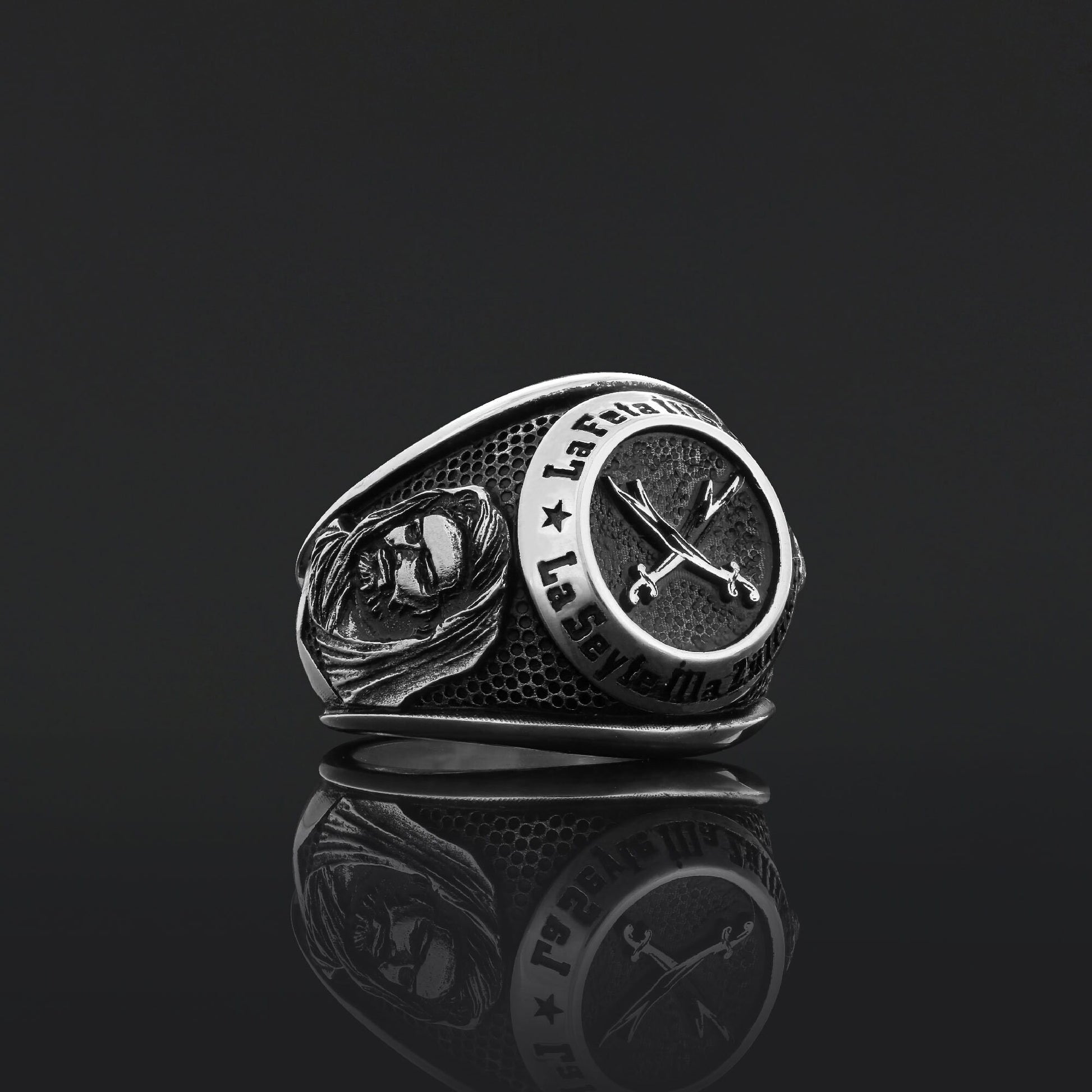 Dhulfiqar Sword Round Ring