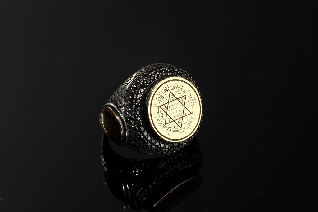 Sterling Silver King Solomon Talisman Ring