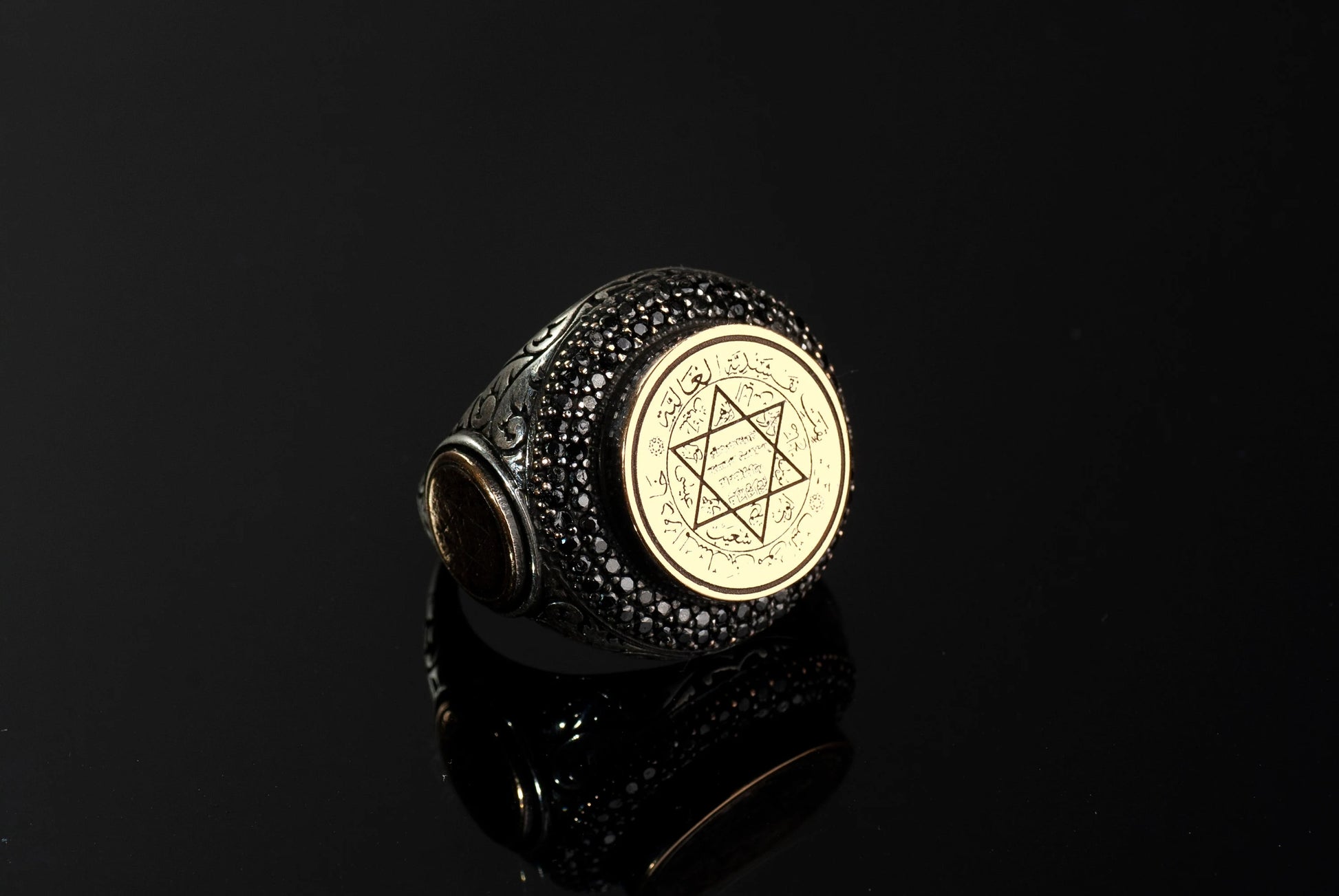 Sterling Silver King Solomon Talisman Ring