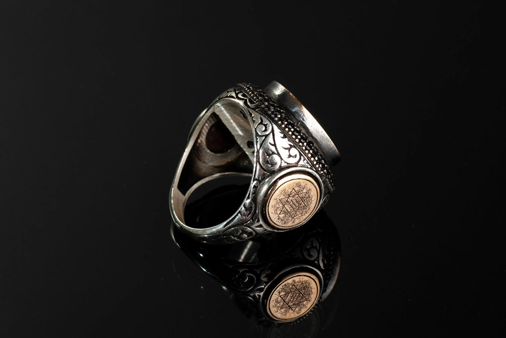 Sterling Silver King Solomon Talisman Ring