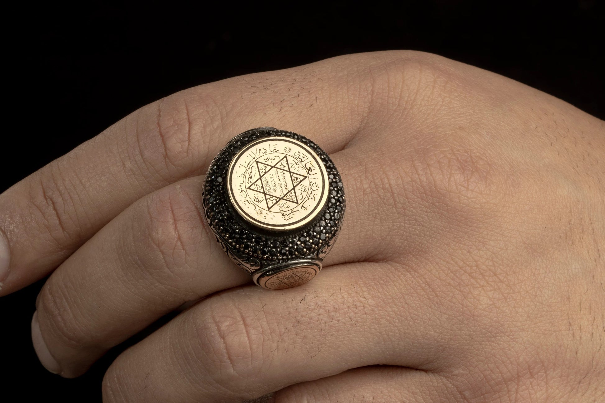Sterling Silver King Solomon Talisman Ring