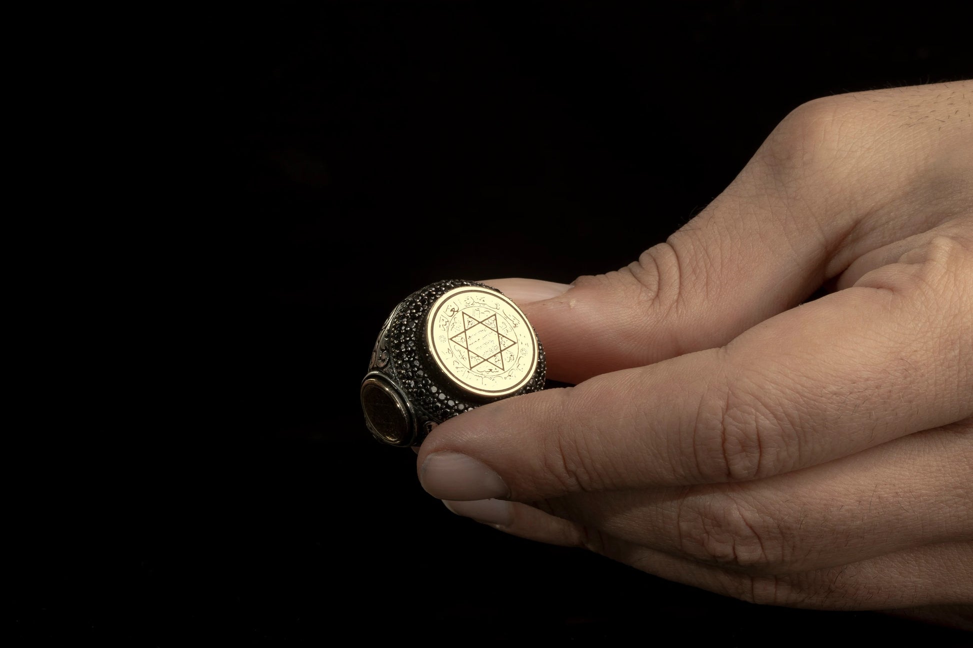 Sterling Silver King Solomon Talisman Ring