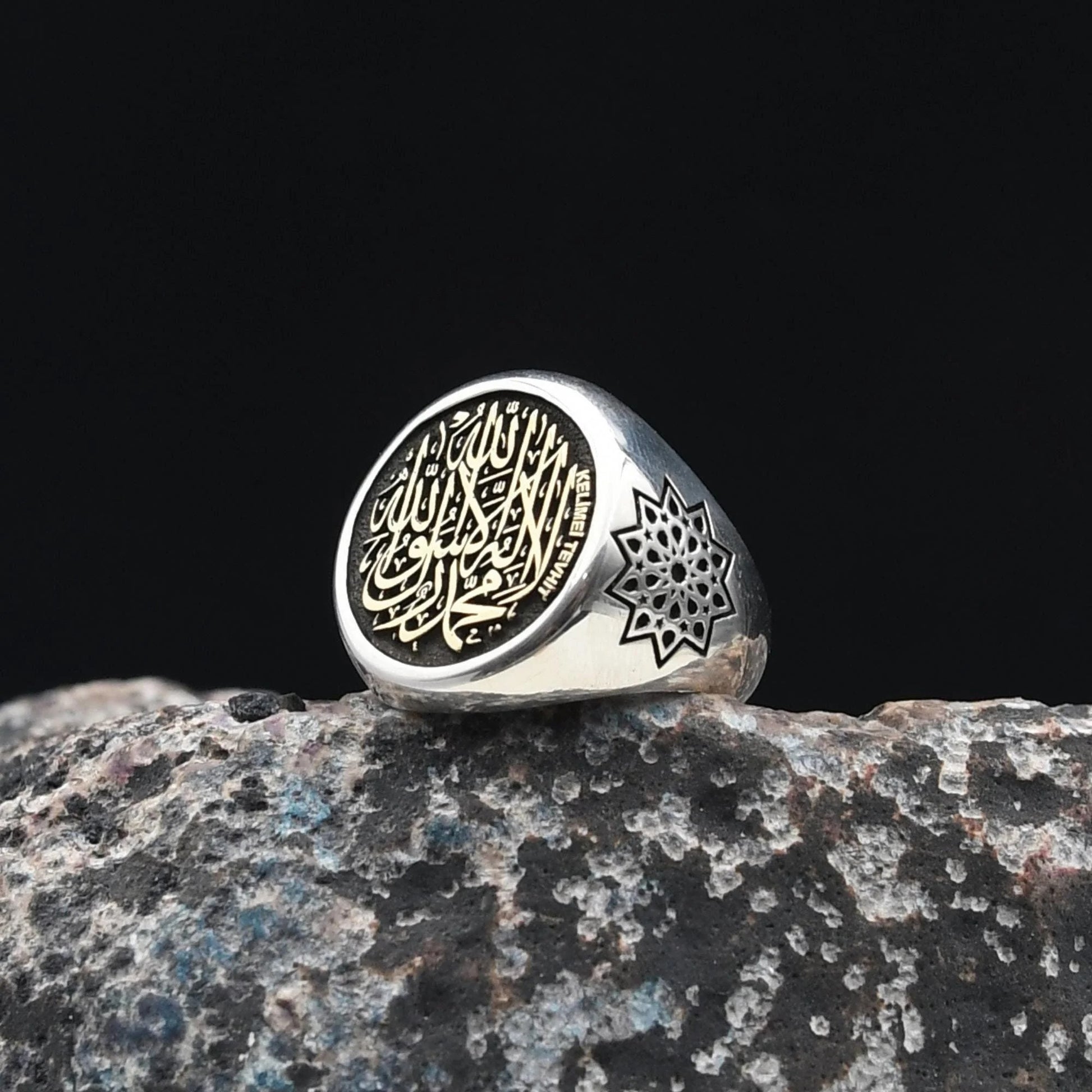 Islamic Silver Ring,925 Sterling Silver Ring