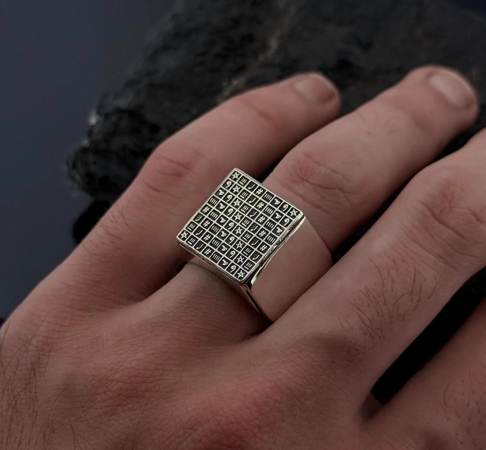 925 Sterling Silver Jaljalutiyah Prayer Ring