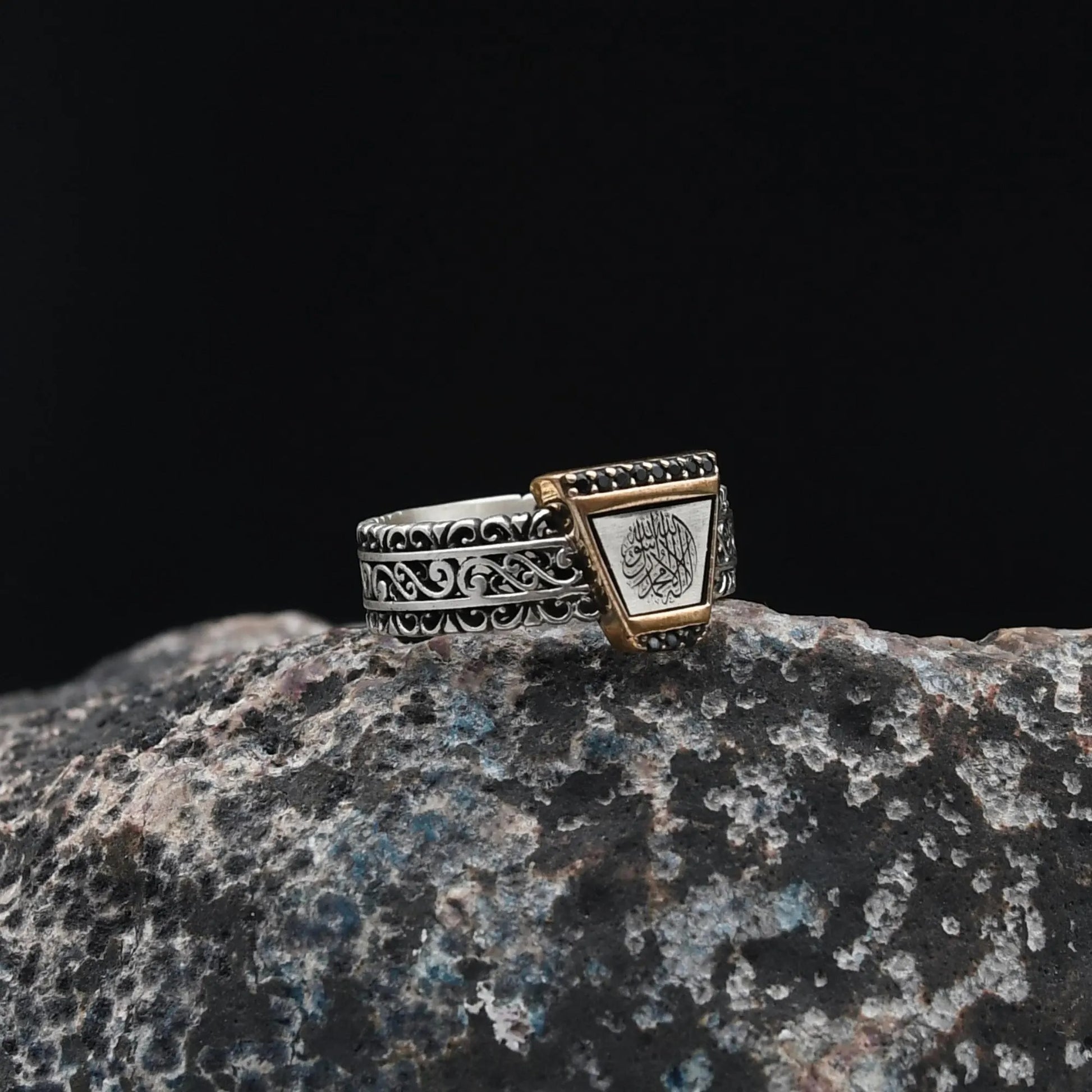 Seal of Prophet Muhammad Silver Turkish Ring