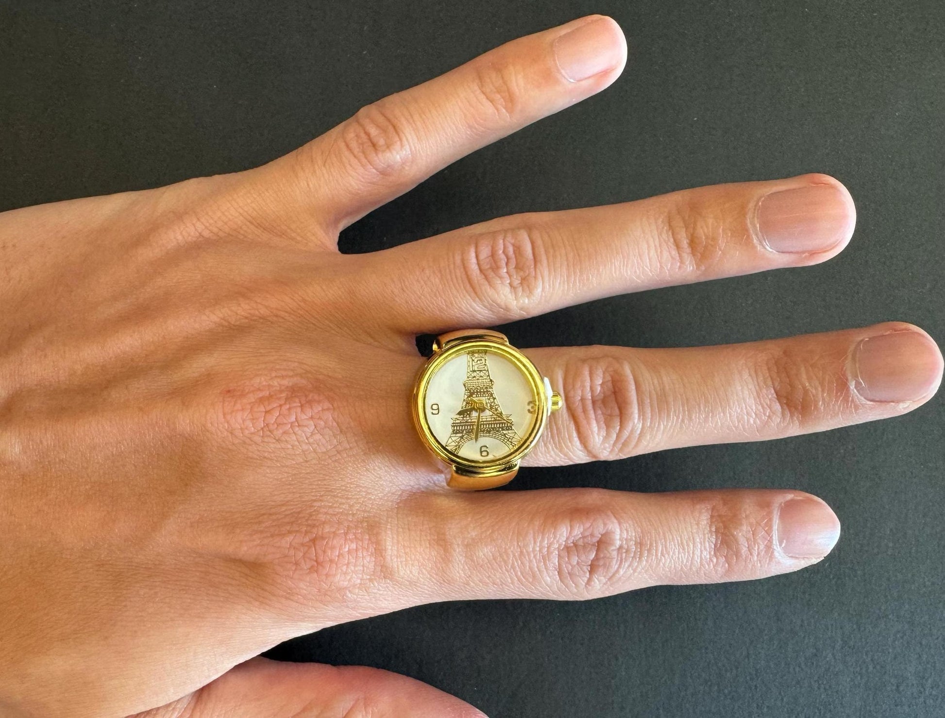 Eiffel Tower Watch Ring