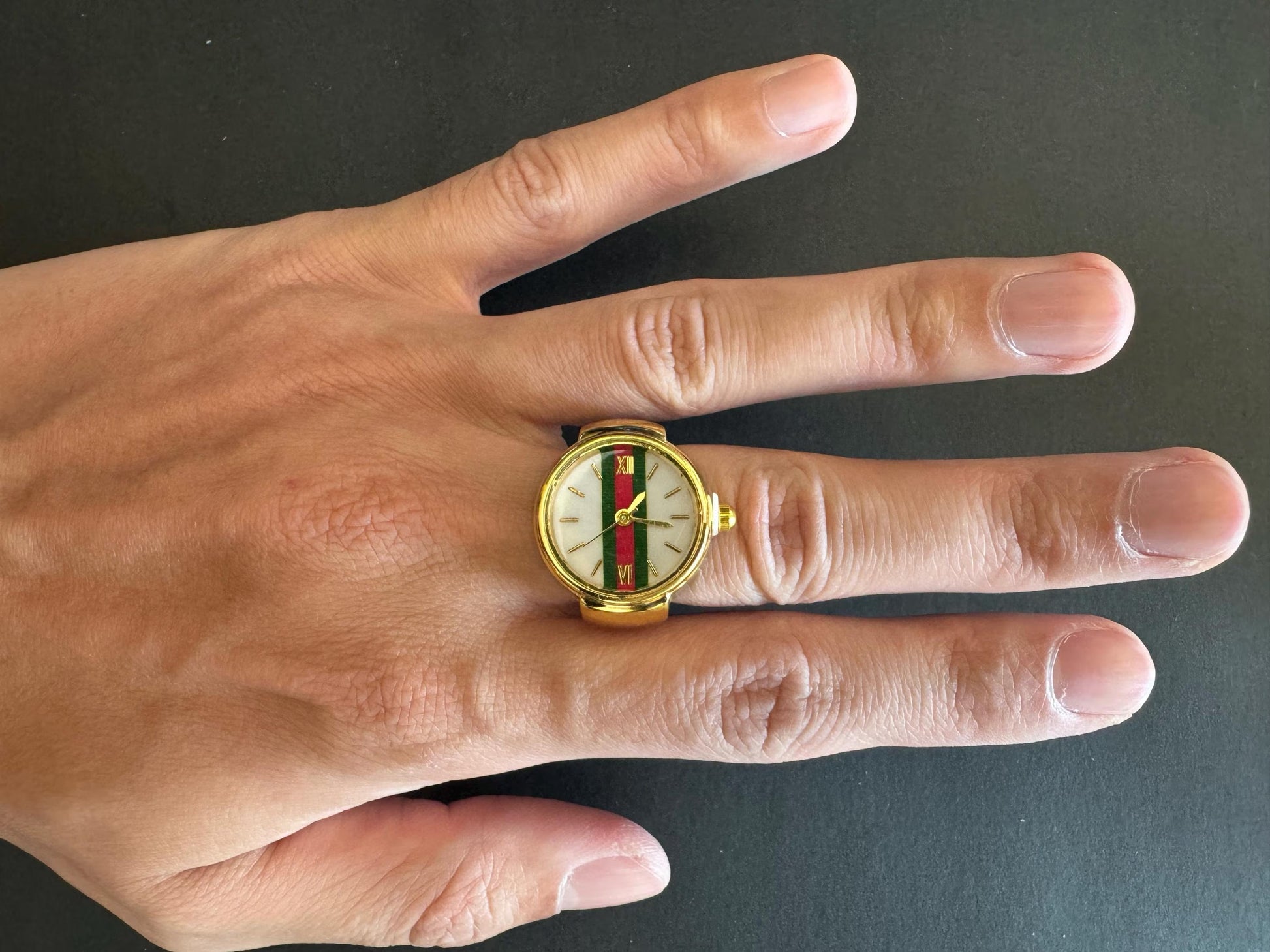 Mini Vintage Watch Ring
