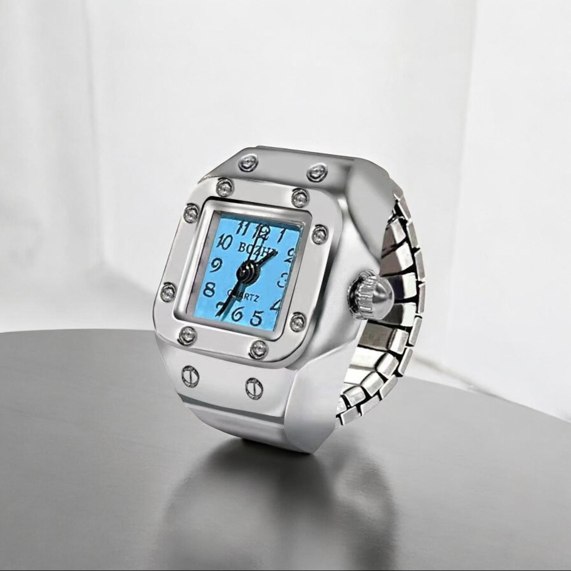 Punk Retro Watch Ring