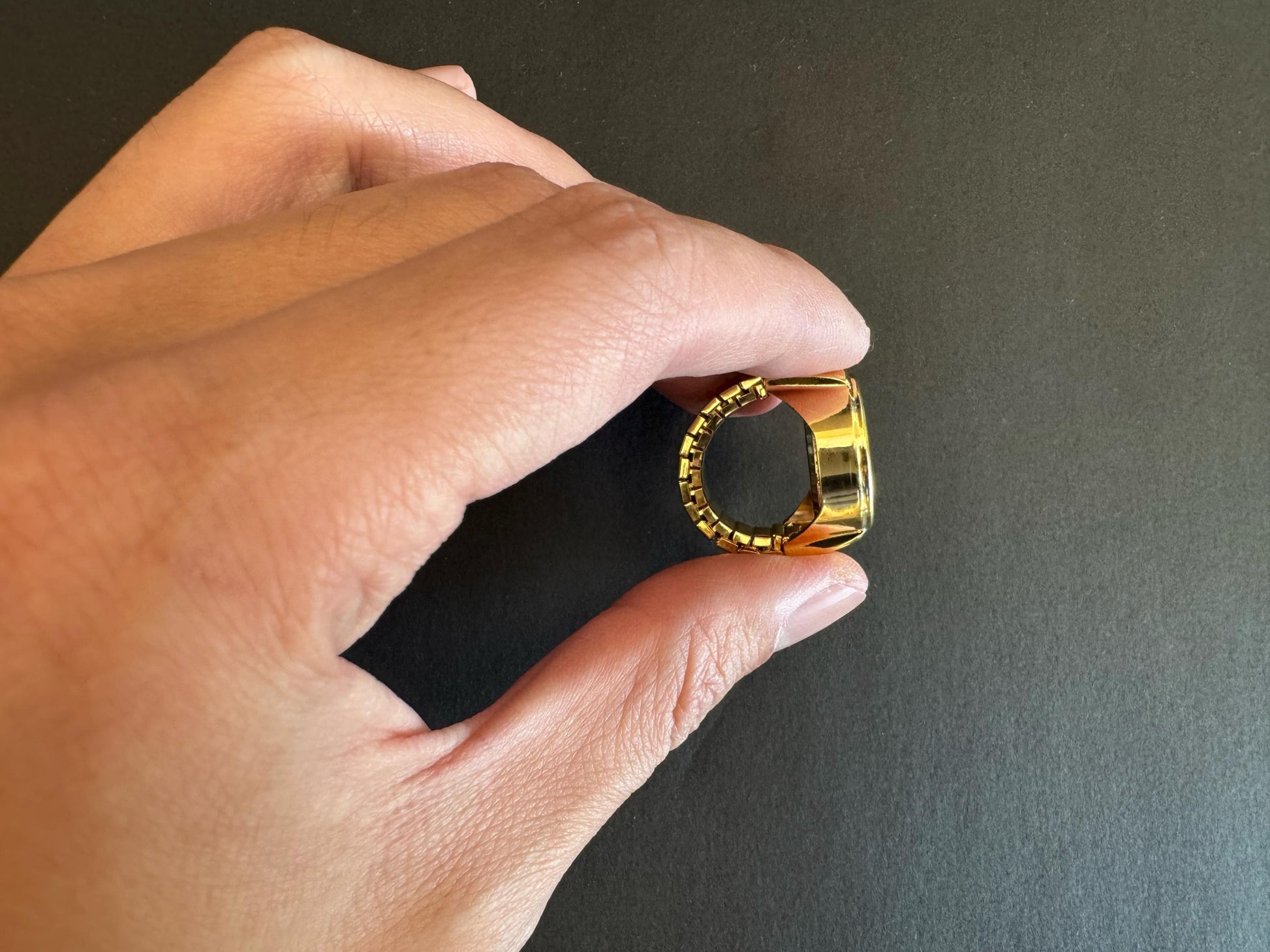 Eiffel Tower Watch Ring