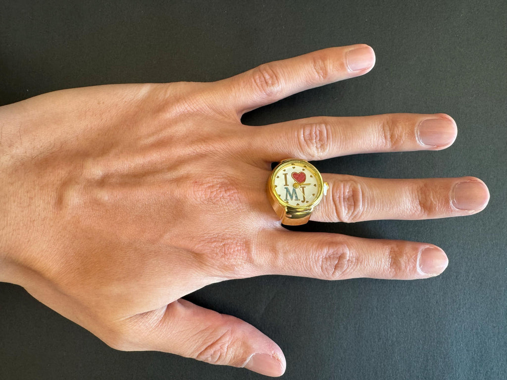 Eiffel Tower Watch Ring